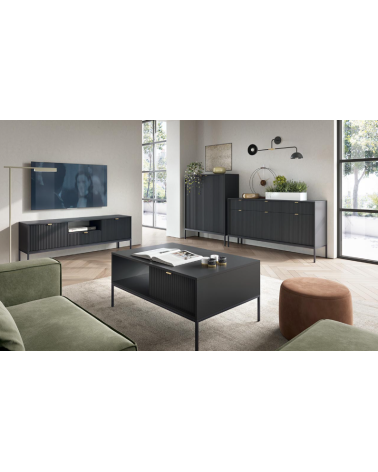 Ensemble meuble TV NOVA couleur Noir